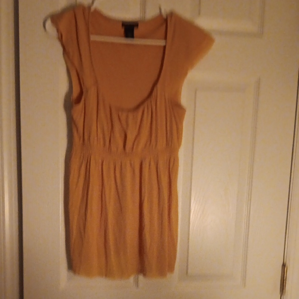 Sleeveless Orange Top